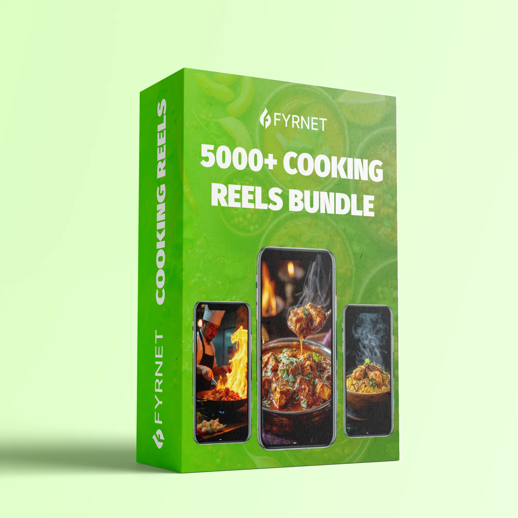 5000+ Viral Cooking & Food Reels Bundle (4K Quality + FREE Hashtags)